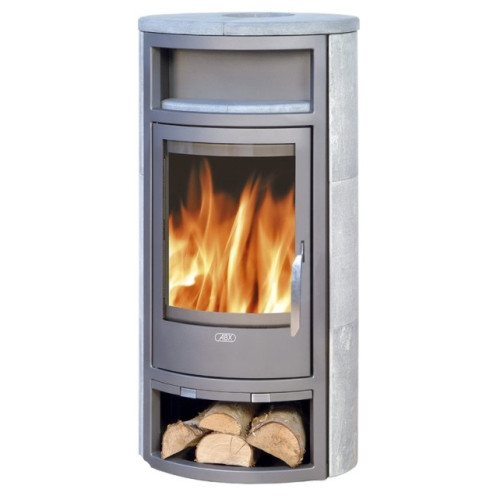 Krbová kamna ABX Polar 6 šedý korpus, mastek